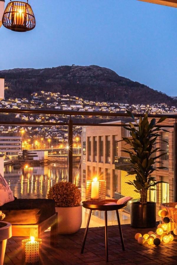 Modern Apartment - Amazing Terrace And Fjord View, Close To City Center 베르겐 외부 사진